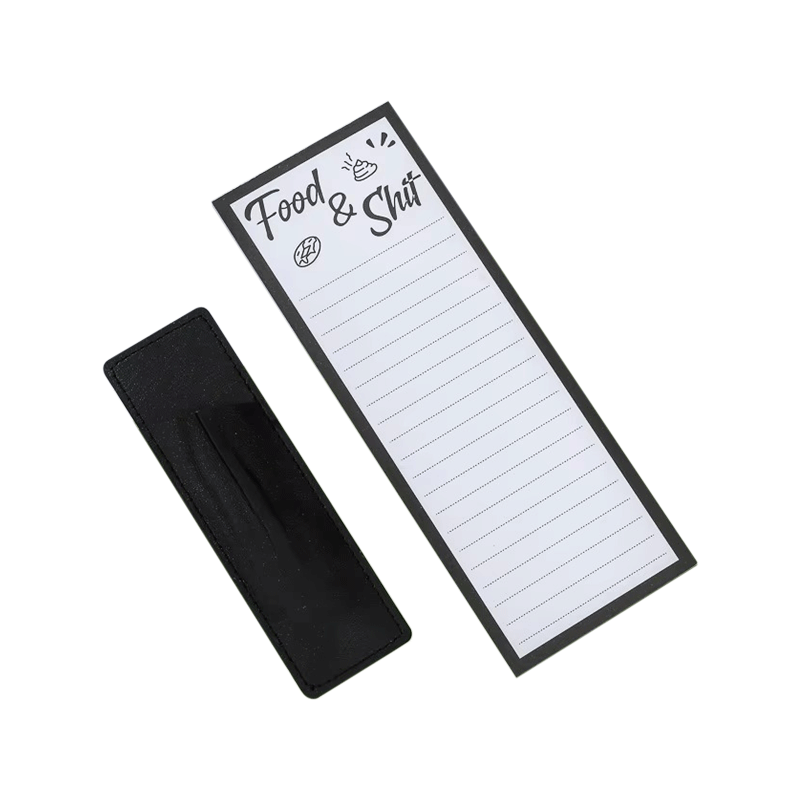 Bloc de notas magnético con portalápices Memo Pad para refrigerador