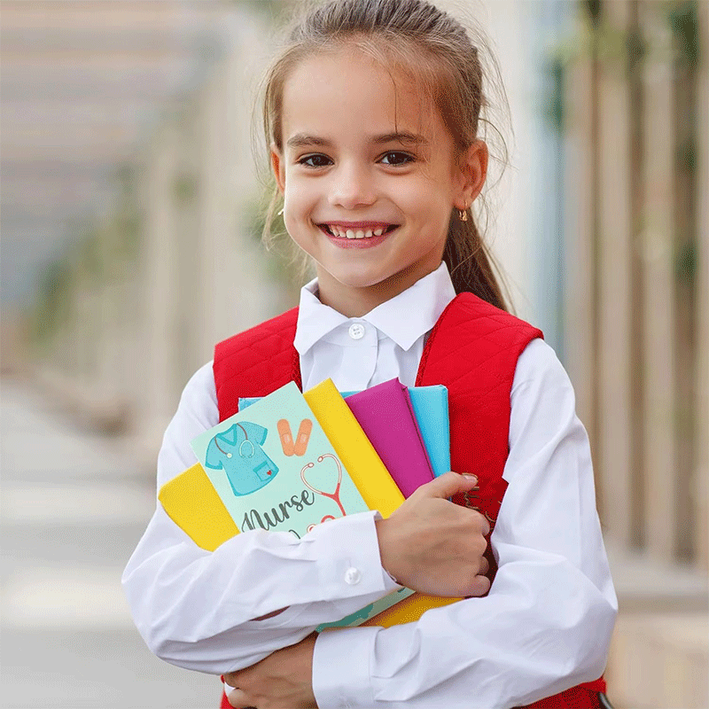 Conjunto de notas adhesivas con temática médica y de enfermería